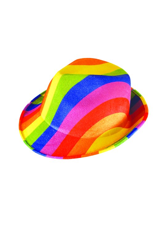 Rainbow Pride Gangster Hat (Adult)