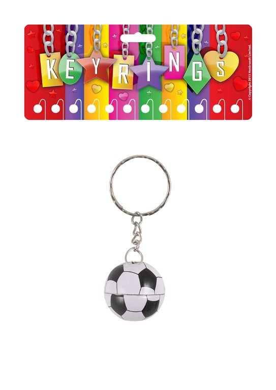 Metal Football Keychain (2.5cm)
