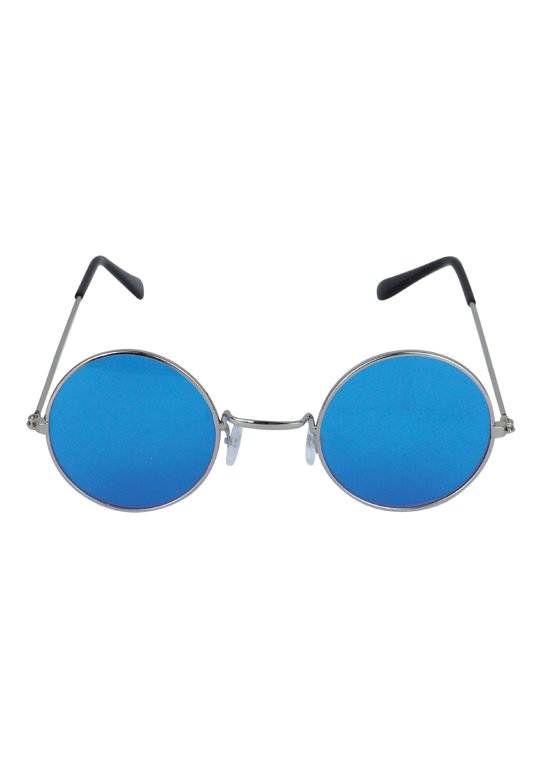 Silver Framed Glasses with Blue Lenses (Adult)