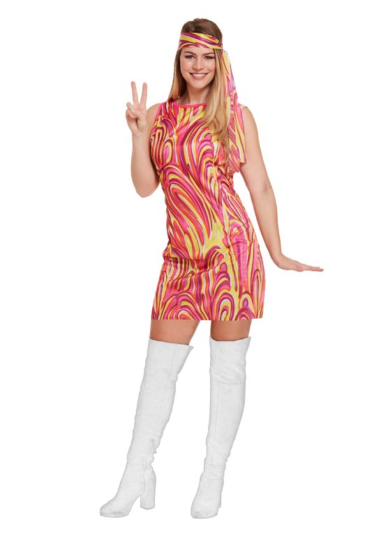 Groovy Girl (One Size) Adult Fancy Dress Costume