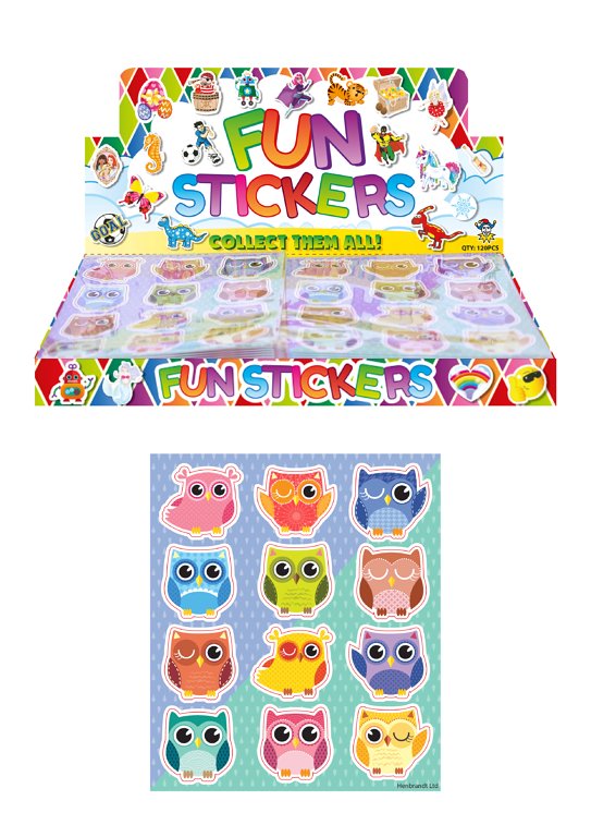 Owl Sticker Sheets (10cm x 11.5cm)