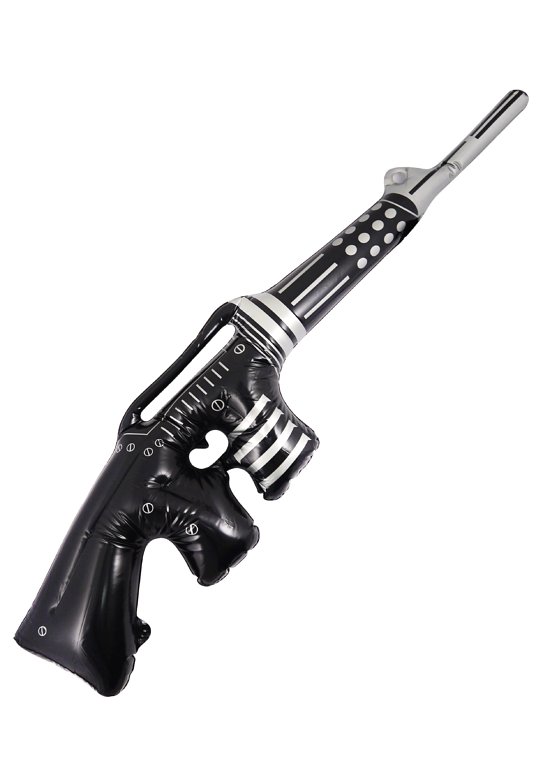 Inflatable Machine Gun Black with Silver Detail (90cm)