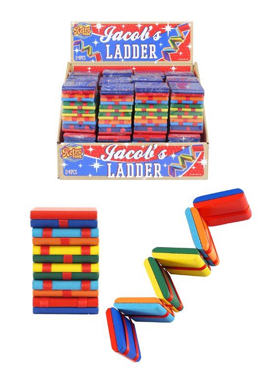 Wooden Jacobs Ladder Game (5x5x8.5cm)