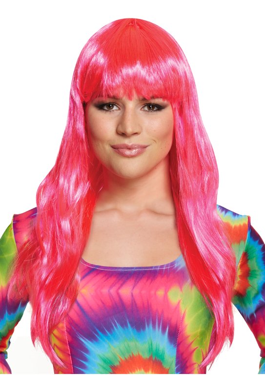 Long Pink Wig (140g)