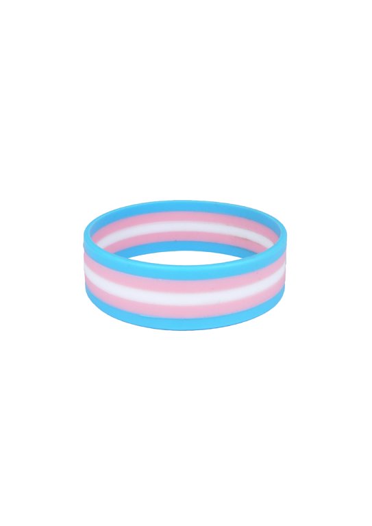 Transgender Pride Silicone Bracelet (20cm)