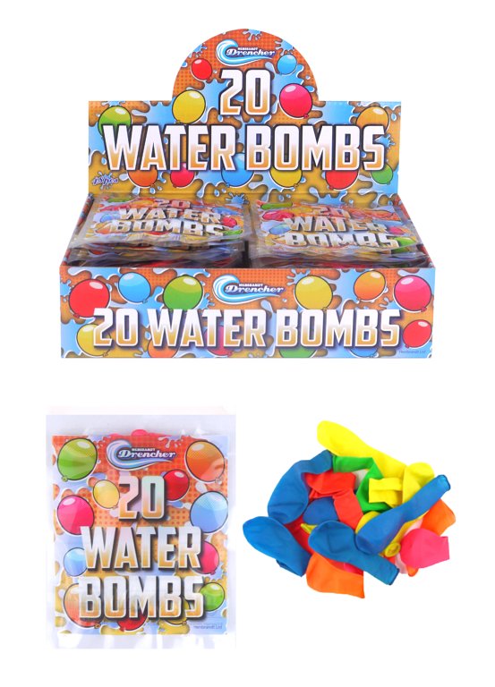 Water Bombs (20pcs) Assorted Neon Colours