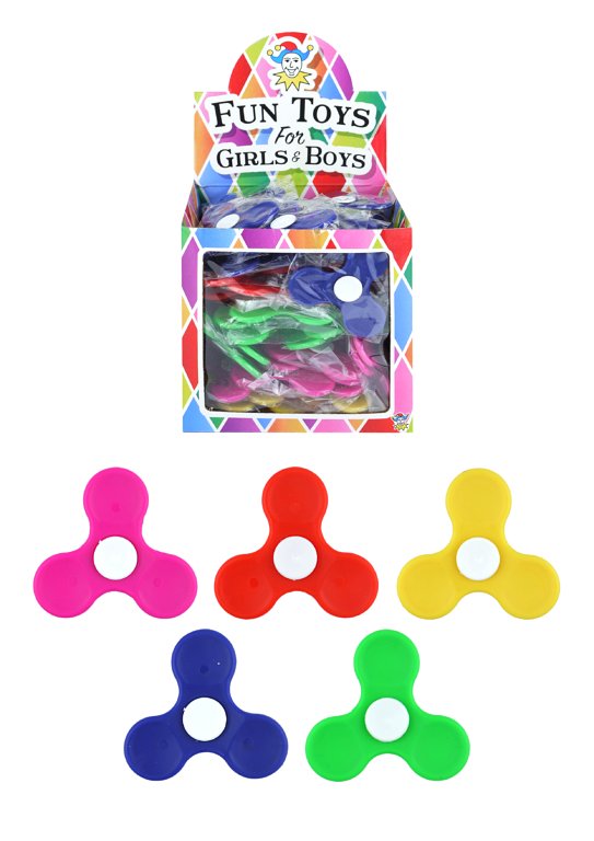 Mini Finger Spinners (6.5cm) 5 Assorted Colours