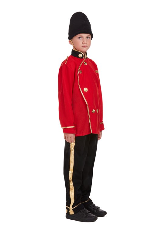 Children's Busby Guard Costume (Large / 10-12 Years)