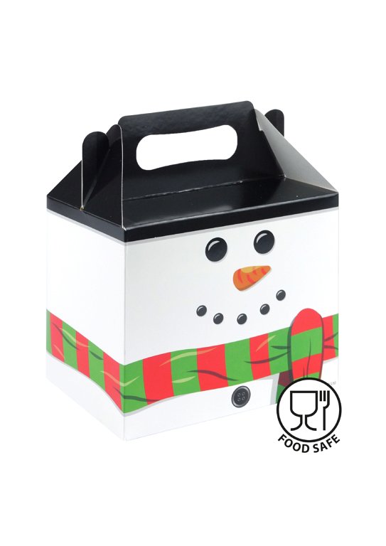 Snowman Christmas Lunch Boxes (Medium)
