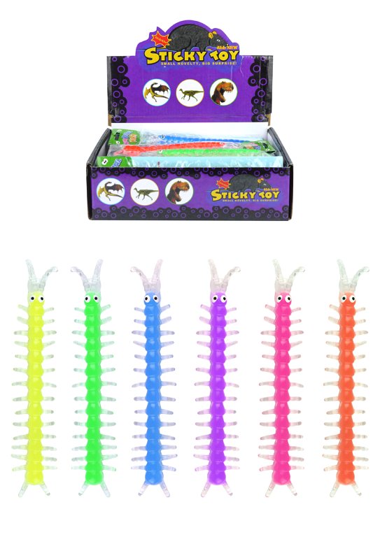 Stretch Centipedes (17cm) 6 Assorted Colours