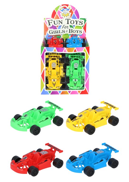 Pull Back Racing Karts (10cm) 4 Assorted Colours