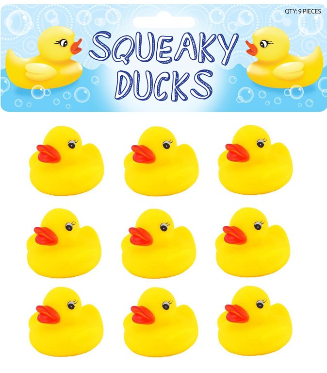 Yellow Squeaky Ducks (5cm)