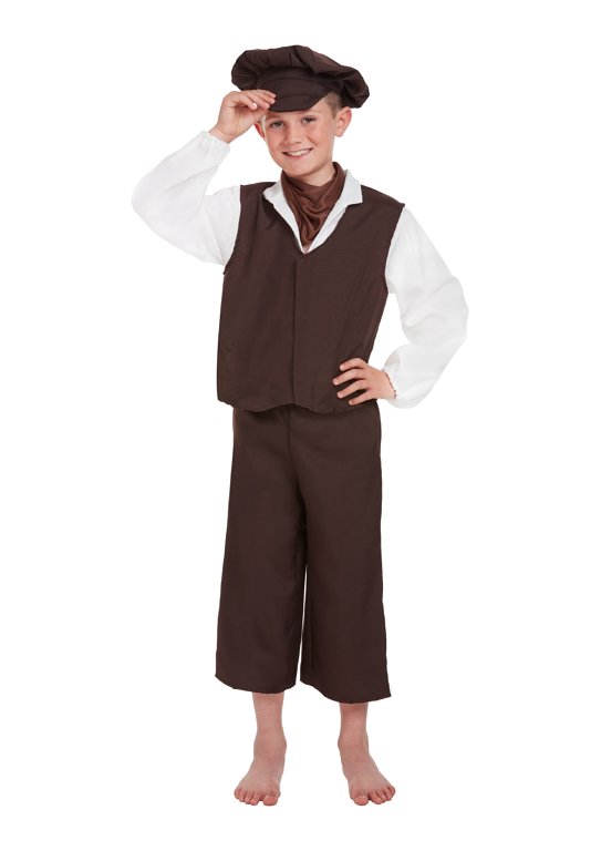 Children's Victorian Boy Costume (Large / 10-12 Years)