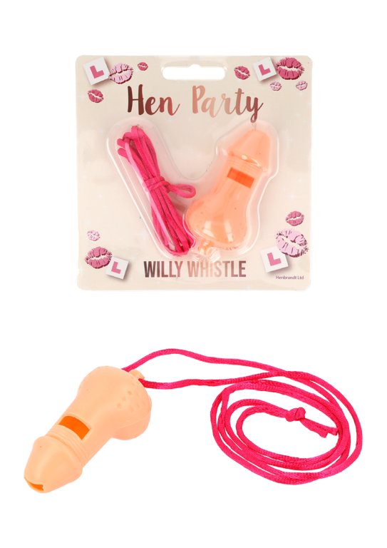 Hen Party Willy Whistle with Cord (7cm)