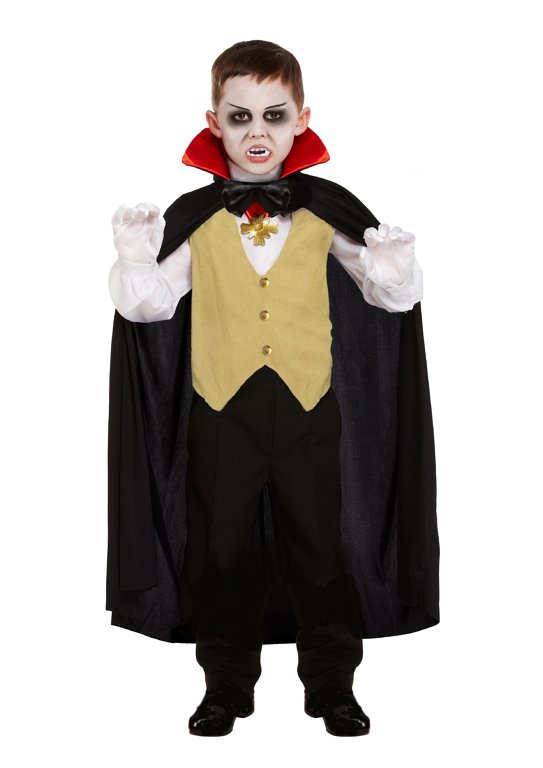 Children's Classic Vampire Costume (Medium / 7-9 Years)