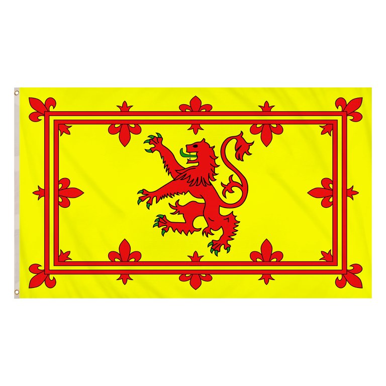 Scotland Lion Rampant Flag (5ft x 3ft) Polyester, double stitched seam, metal eyelets
