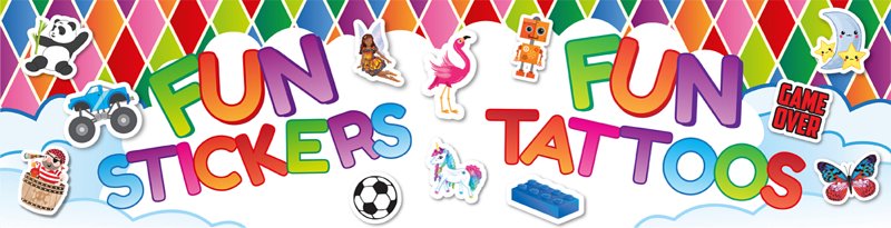Toys Tattoos Stickers Banner