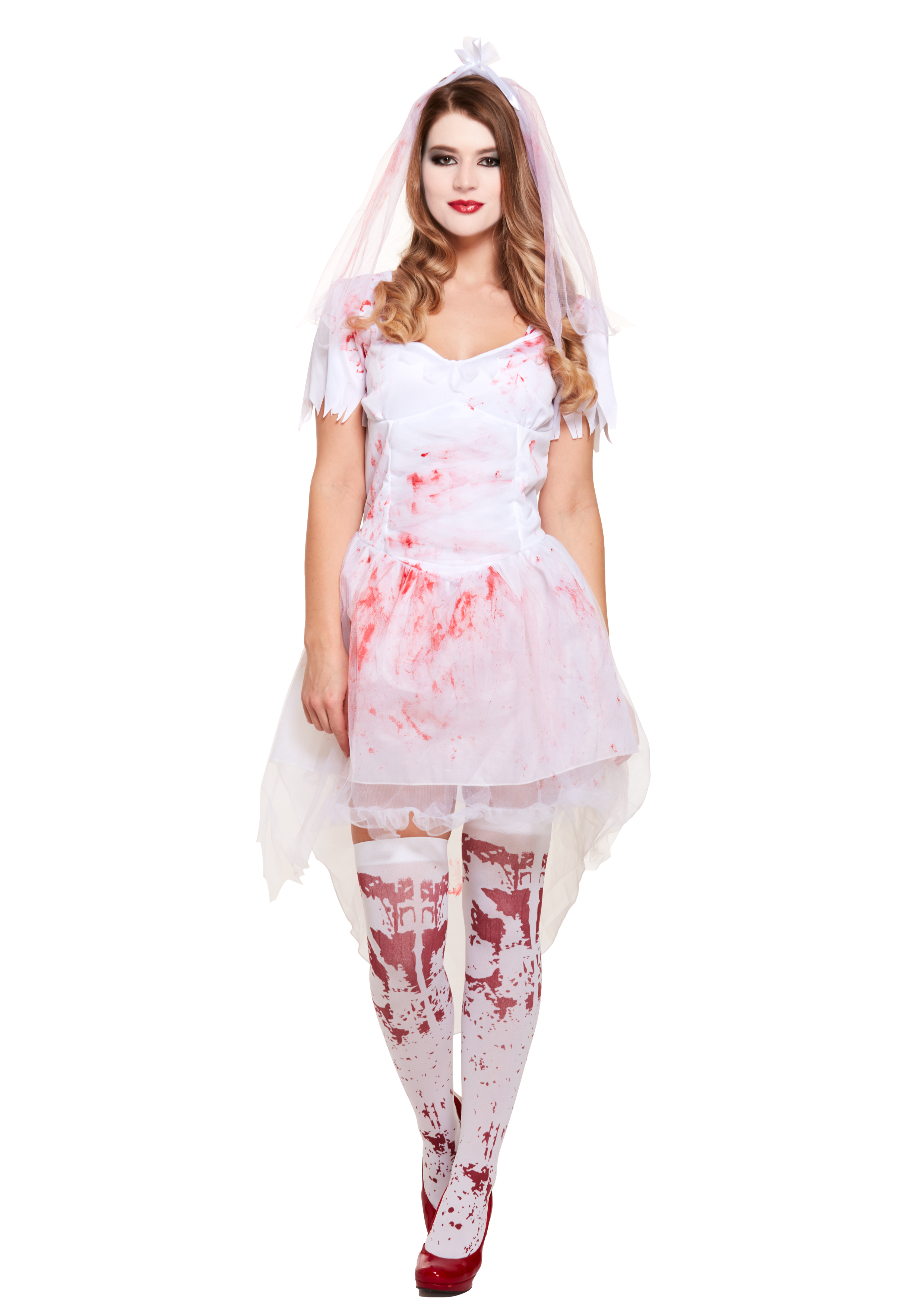Henbrandt Halloween Fancy Dress Costume - Adult - Sexy Teen Bride