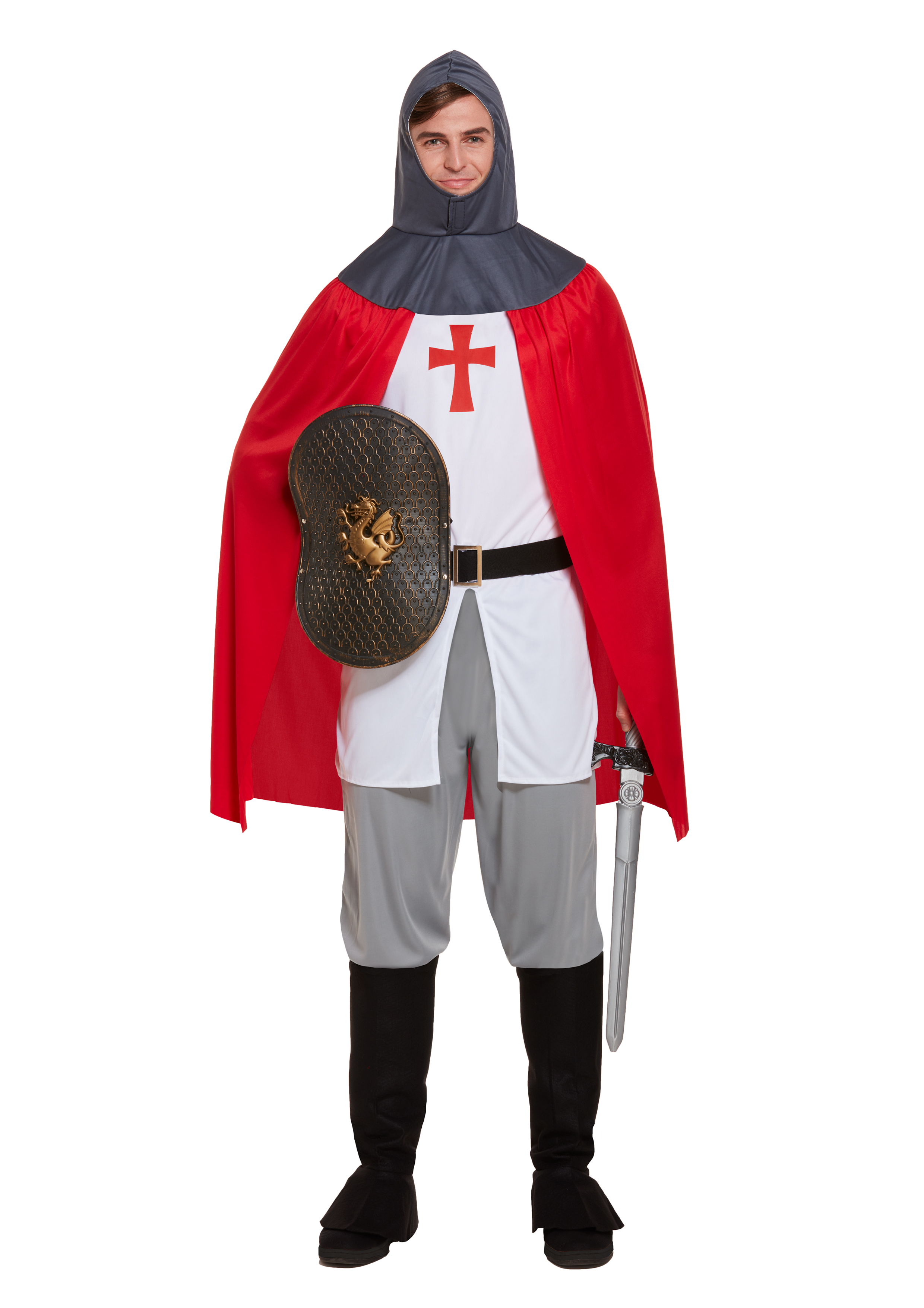 Knight (One Size) Adult Fancy Dress Costume : Henbrandt Ltd