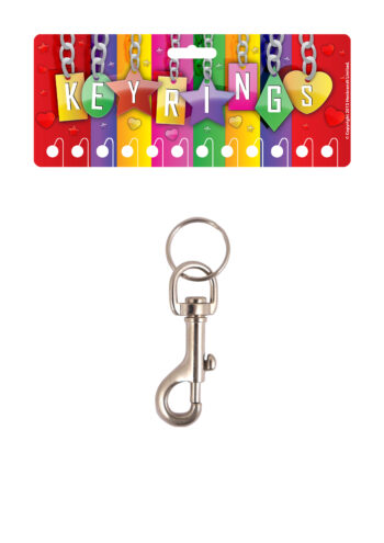 Metal Swivel Bonanza Keychain Clip (7.4cm)