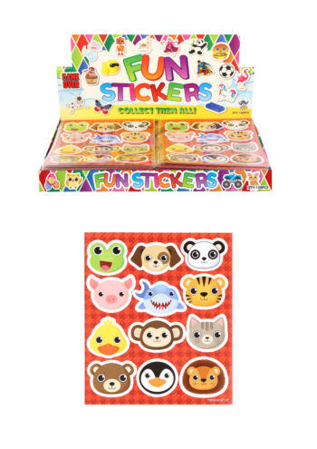 Animal Sticker Sheets (10cm x 11.5cm)