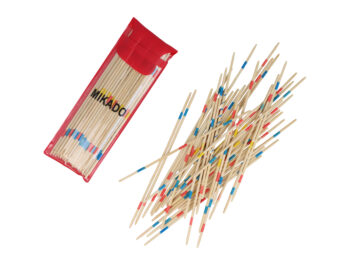 Mikado Sticks in Red Travel Bag (19.3cm) 41 Pieces
