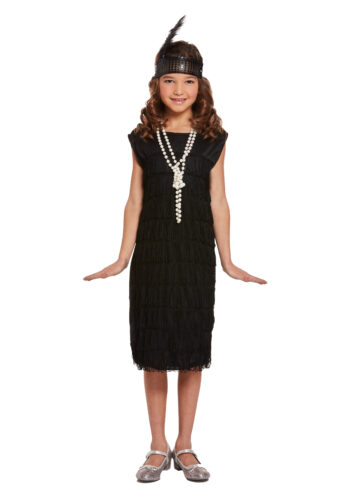 Children's Flapper Girl Costume (Medium / 7-9 Years)