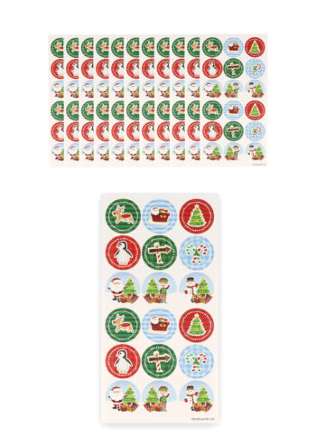 Large Christmas Stickers (2.5cm)